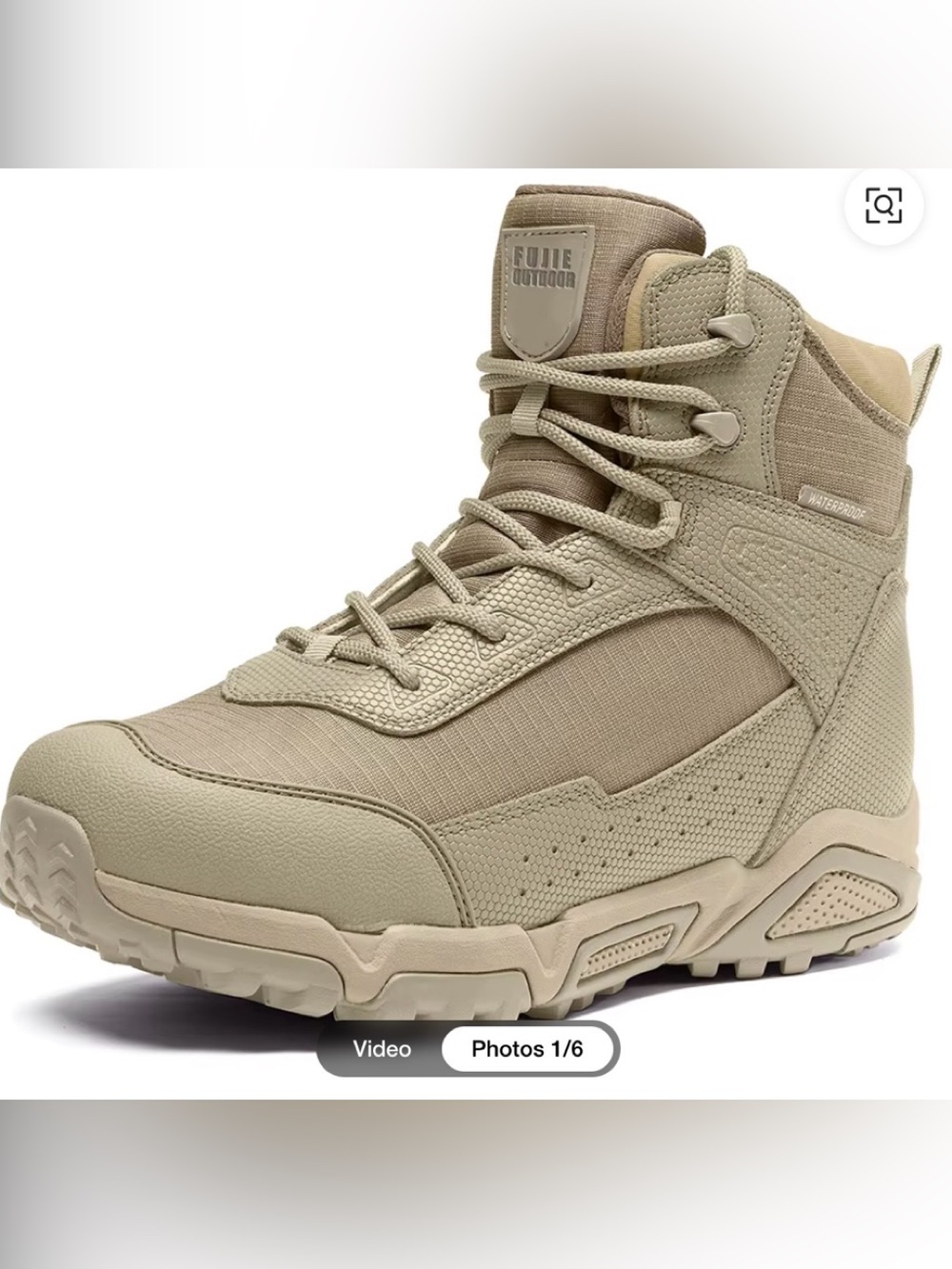 NWT Coostar Men's Water-Resistant Work Boots Lightweight Tactical  Non-Slip